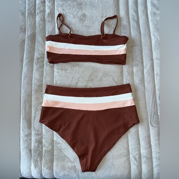 🤎💓 L*SPACE Reversible Bikini Set  | Size L | High-Waisted - Picture 5 of 7